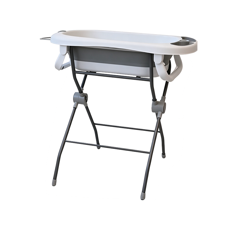 Foldable Baby Bathtub With Metal Rack(Without Wheels )