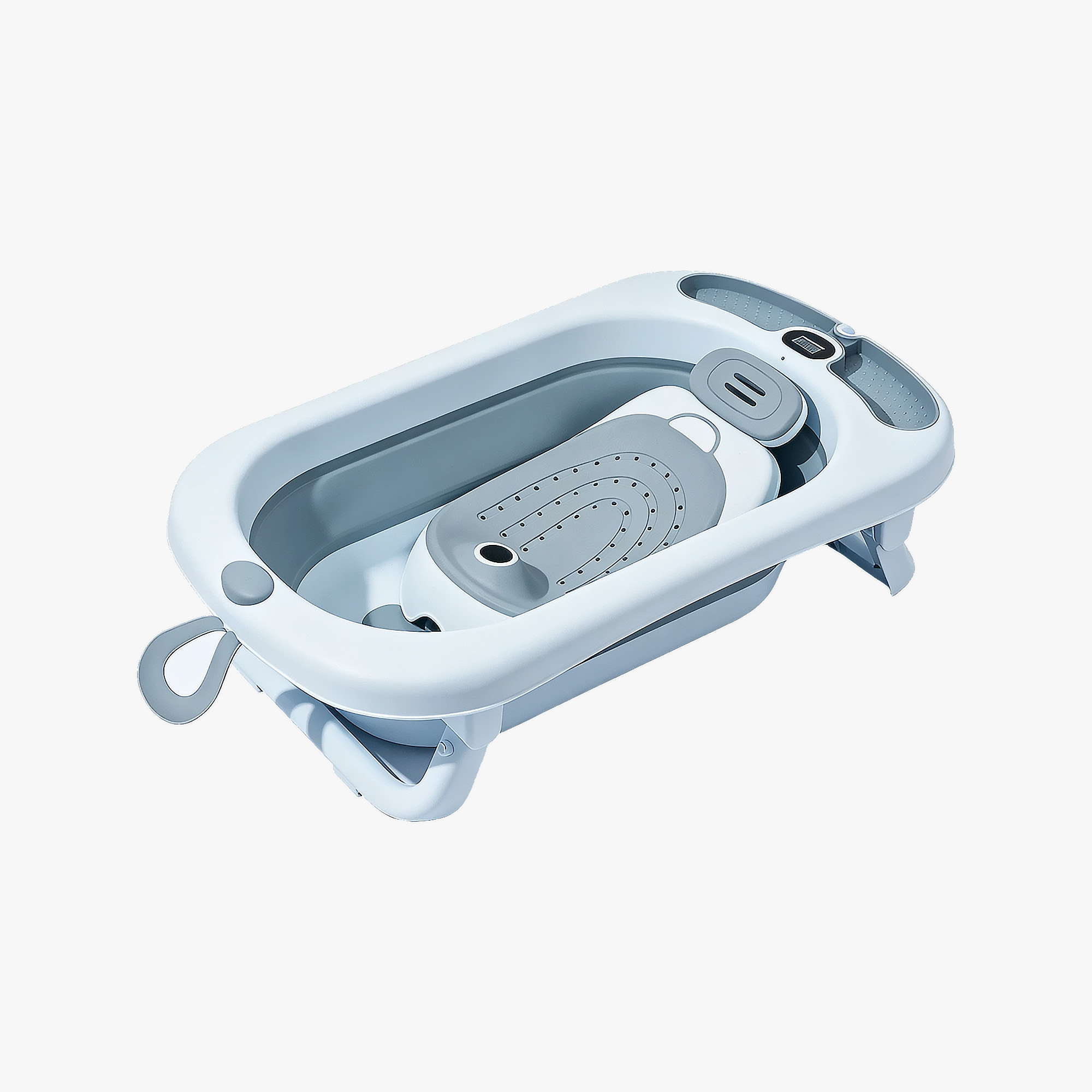 Temperature-Sensing Foldable Bathtub