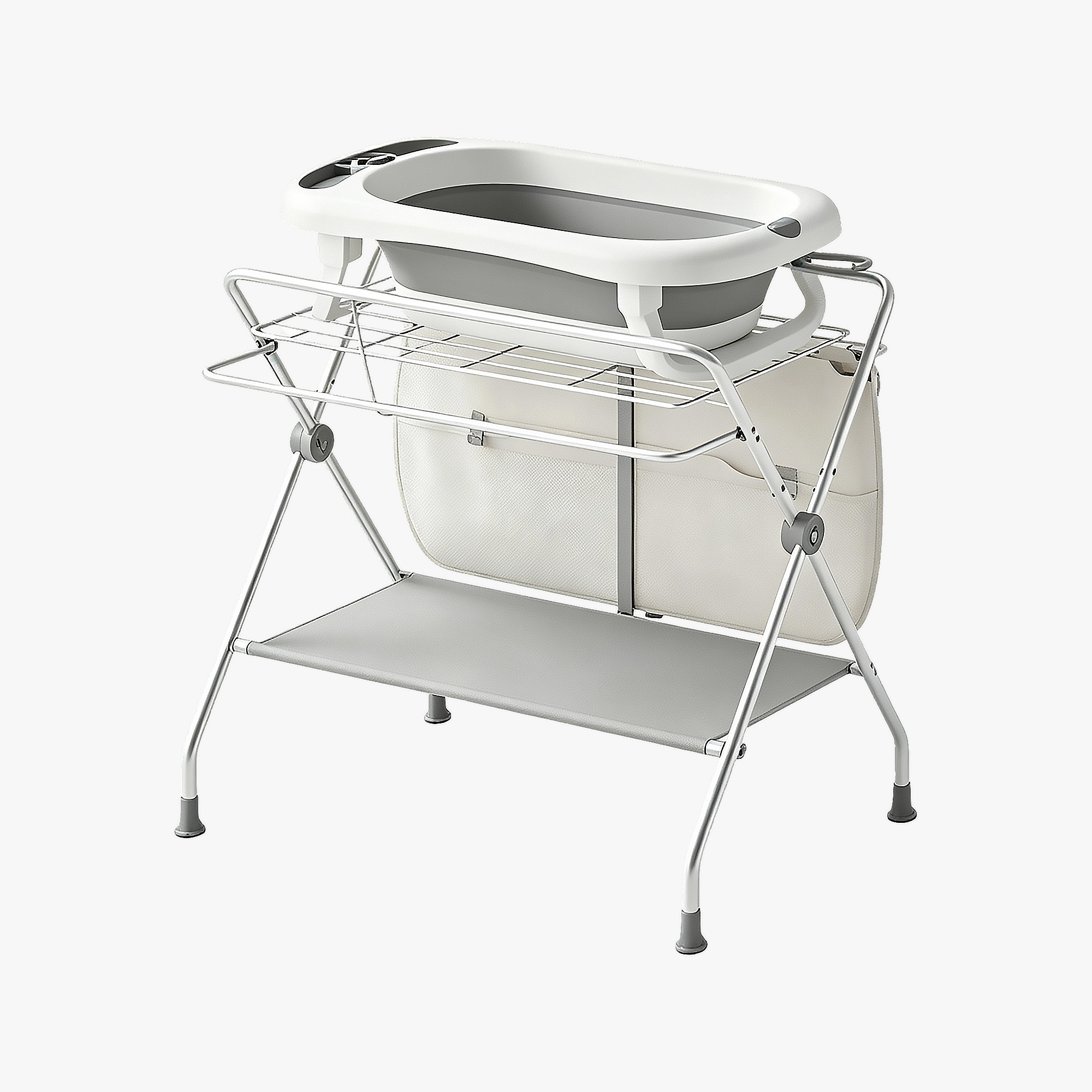 Multi-Function Baby Changing Table with Drying Rack