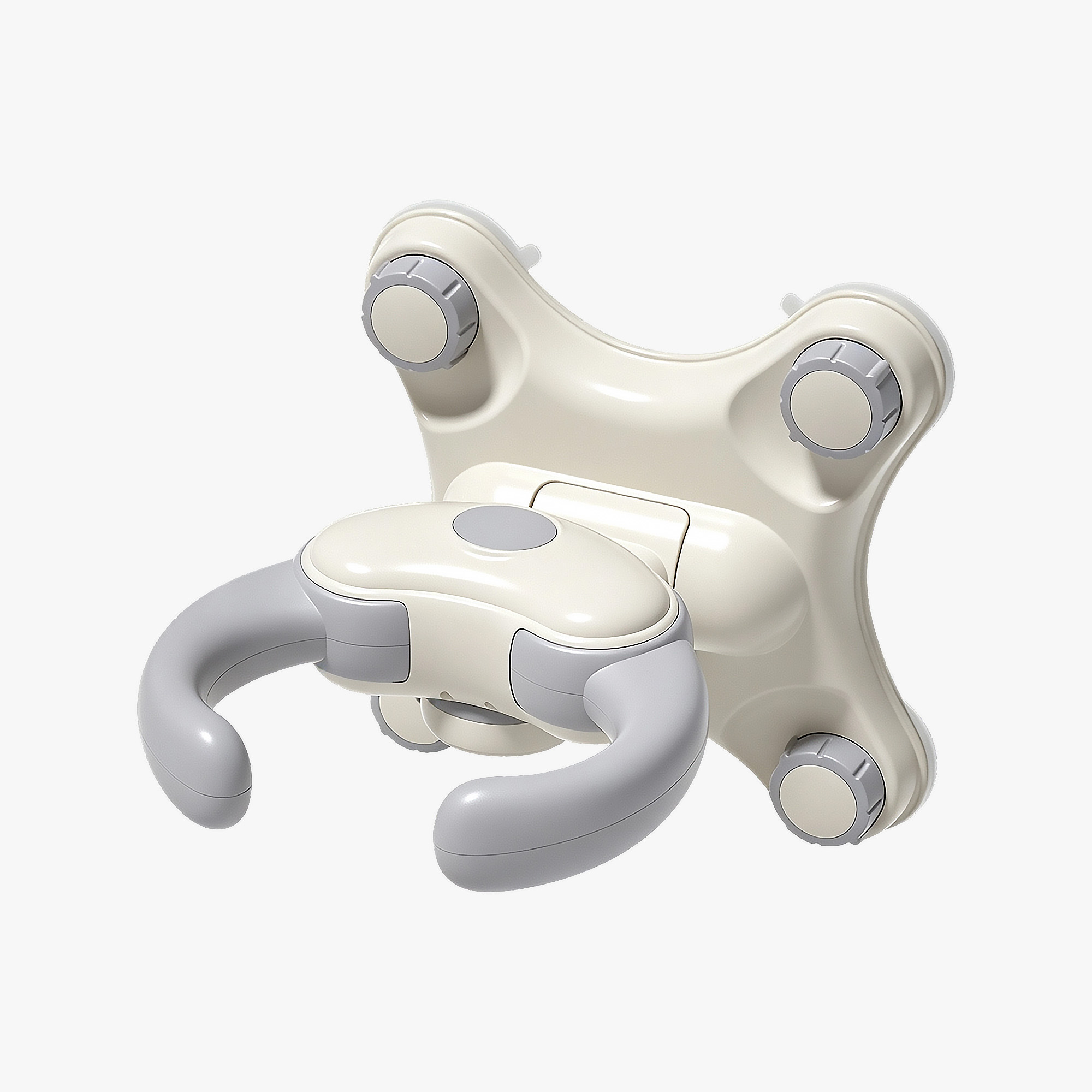 Anti‑Slip Wall‑Mounted Baby Shower Aid